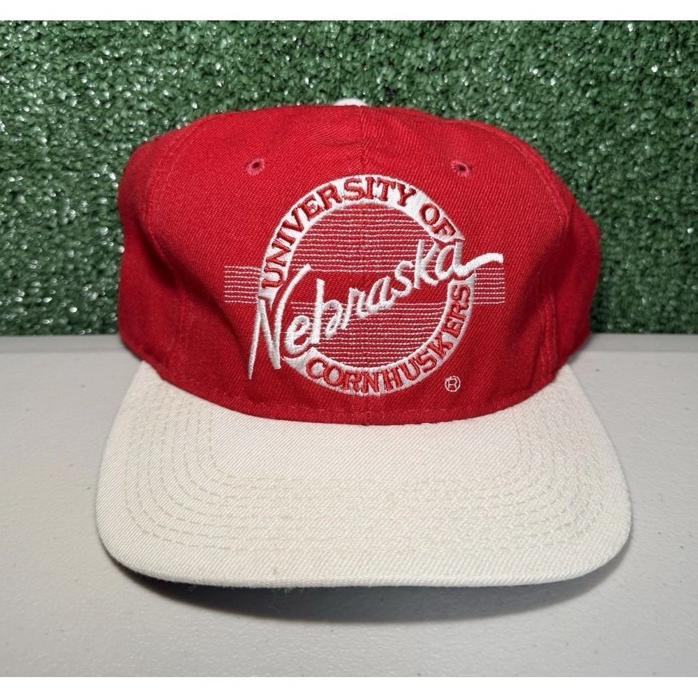 Vintage University Of Nebraska Cornhuskers‎ Hat Fitted Football Men's Size 7 5/8